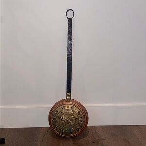 🔥 Vintage Copper Bed Warmer | French Label | Rustic Home Décor Ets L.V